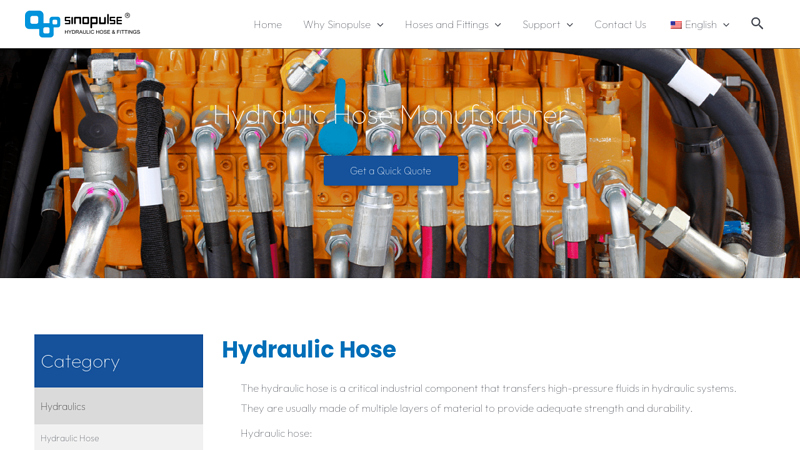 Image of Hydraulic Hoses Manufacturer in China