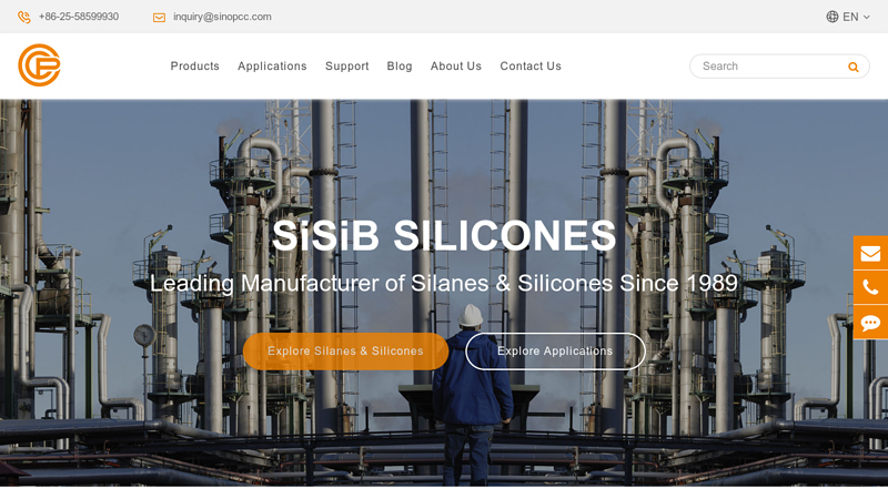 Professional Silanes & Silicones Manufacturer | SiSiB SILICONES