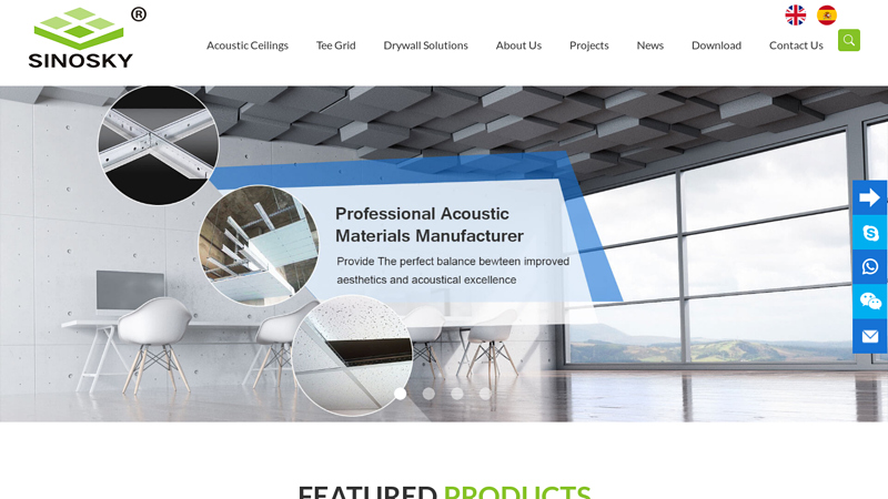Image of Acoustic Ceiling, Acoustic Panel, Decoration Ceiling, Mineral Fiber ...