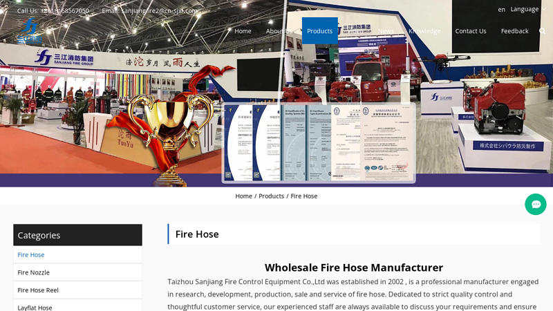 Image of China Fire Hose Manufacturers Suppliers Factory