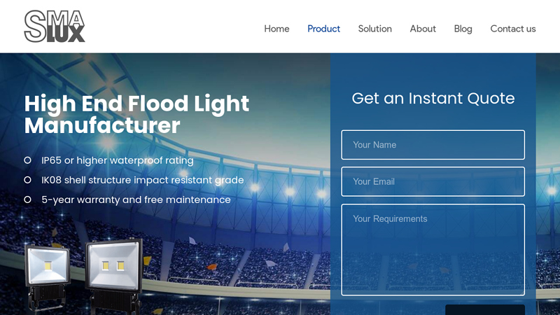 Image of LED Flood Light Manufacturer and Supplier in China