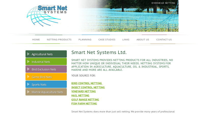 Smart Net Systems: Industrial & Agricultural Nets and Netting