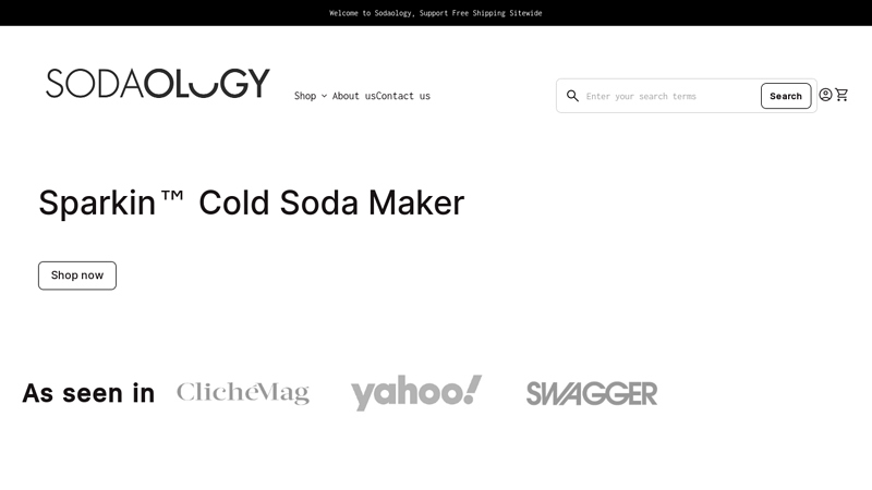 Best Soda Maker Machine Made by GlacierFresh C Sodaology