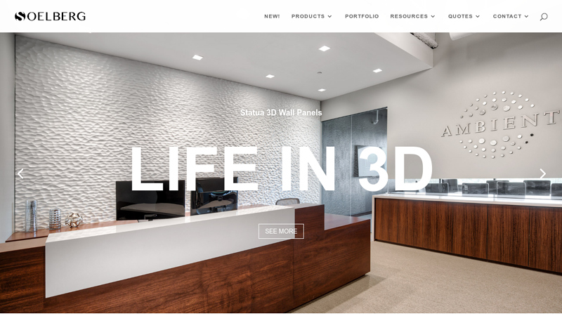 Soelberg | Acoustic & Decorative 3D Wall Panels & Ceiling Baffles