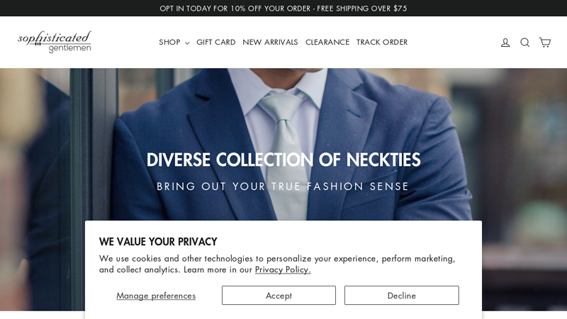 ?? Sophisticated Gentlemen - Silk Ties For The Modern Man