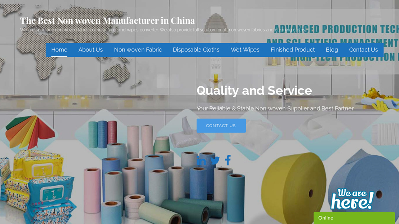 Image of The Best Non woven Fabric Manufacturer in China