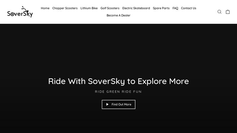 SoverSky Electric Fat Tire Chopper Scooter Golf Scooter Wholesale