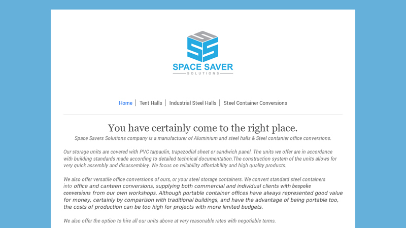 Space Saver Solutions - Home