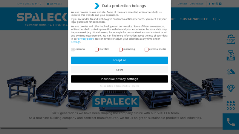 SPALECK Group | FORWARD THINKING. SINCE 1869.