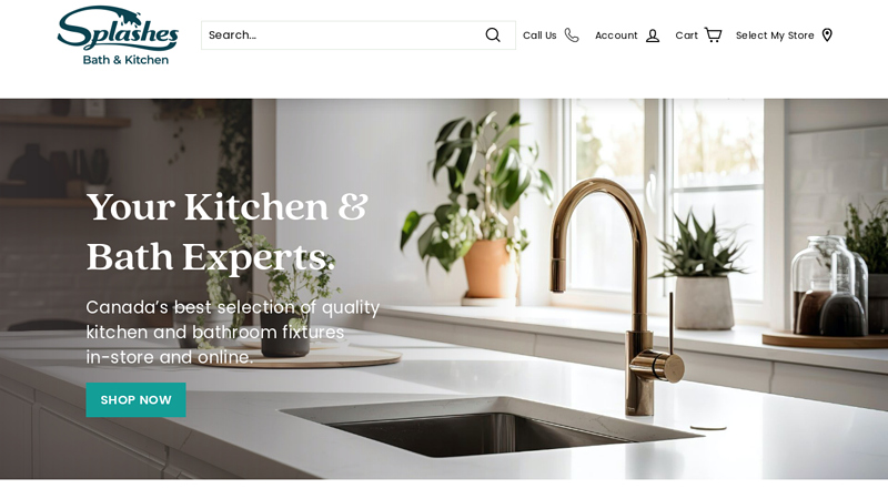 Bathroom & Kitchen Retailer Canada | Faucets, Sinks, Showers, Toilets C Splashes