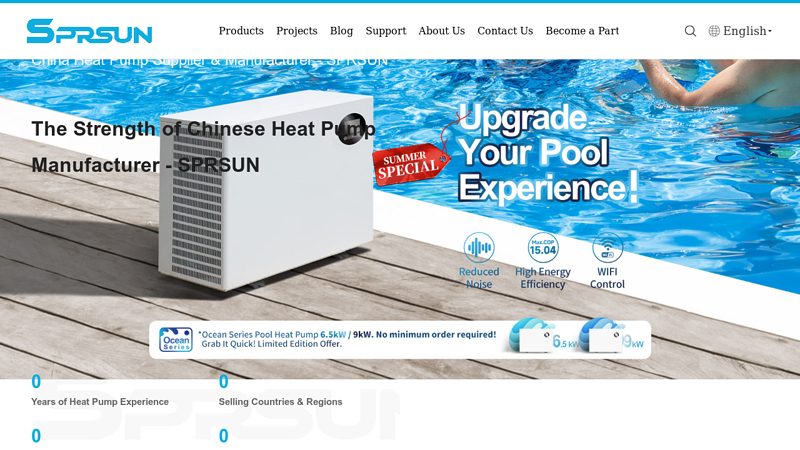 Image of SPRSUN | Heat Pump Manufacturer & Supplier Since 1999