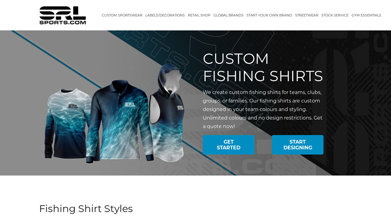 Image of CUSTOM FISHING SHIRTS AND APPAREL | SRL Sports
