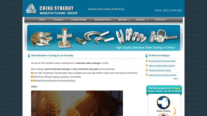 Image of Stainless Steel Casting Manufacturers Companies China ...