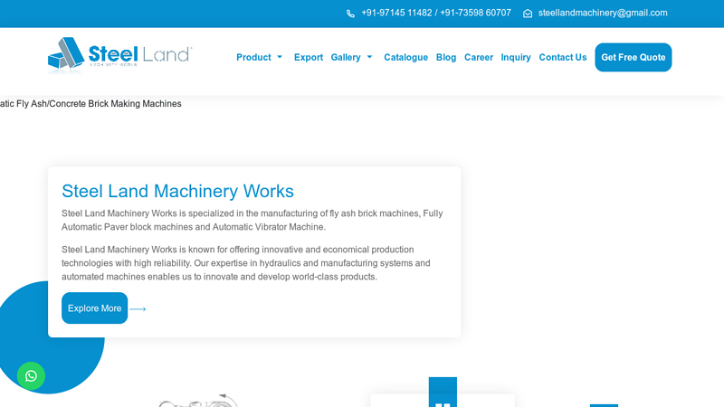 Steel Land Machinery Works | Trusted ISO Certified Company | Best Quality Products