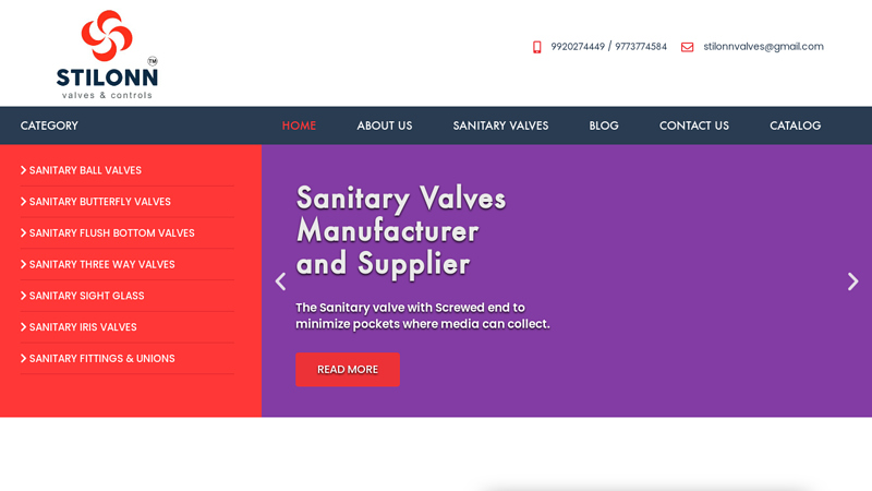 Sanitary Valves Manufacturer and Supplier in Navi Mumbai, India