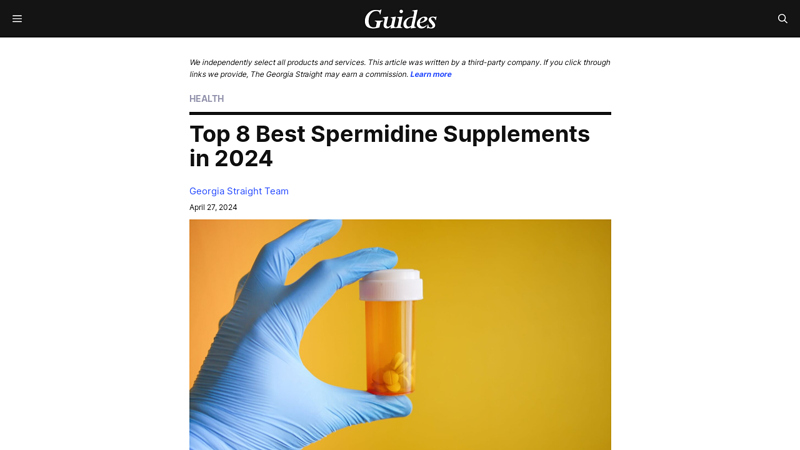 Image of Top 8 Best Spermidine Supplements in [year]