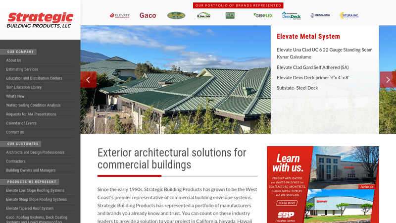 Home :: Strategic Building Products