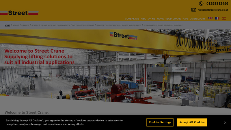 Crane Manufacturer, Hoists & Crane Parts | Street Crane