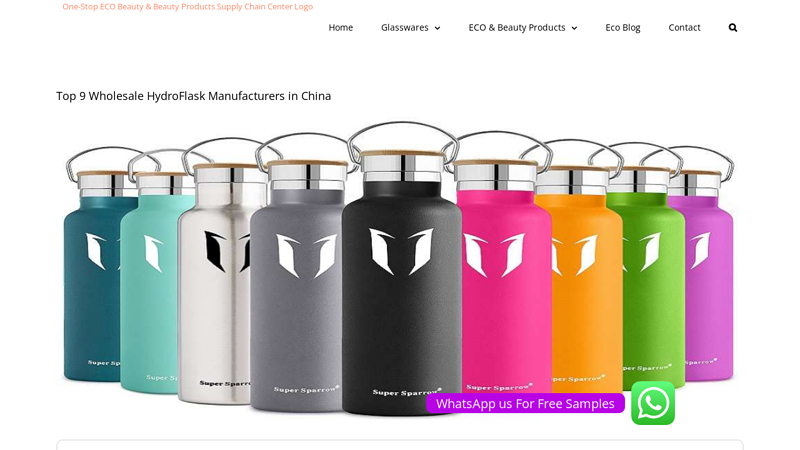 Image of Top 9 Wholesale HydroFlask Manufacturers in China