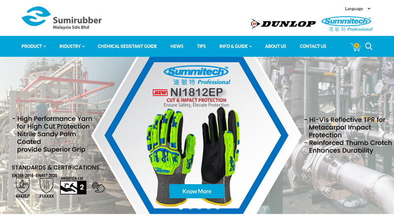 Homepage | Sumirubber Malaysia Sdn Bhd