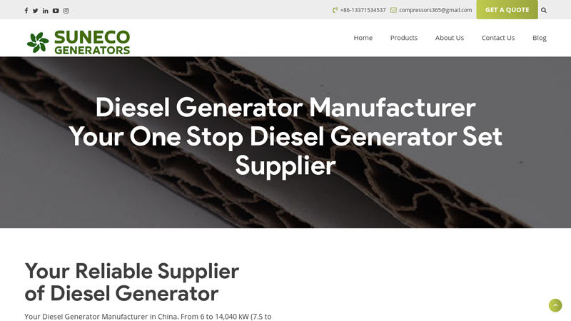 Image of Power Portable Generator Manufacturer & Suppliers in China.