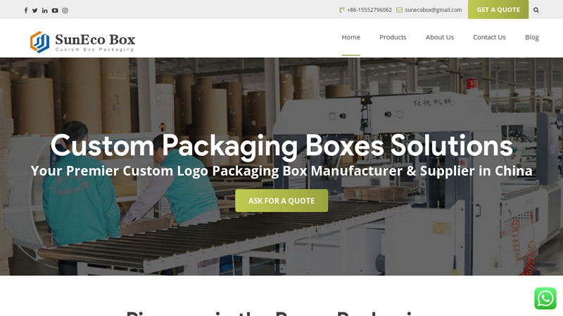 Image of Custom Packaging Boxes Manufacturers, Suppliers in China.