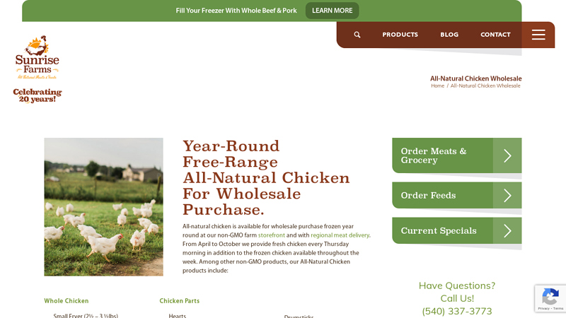 Image of All-Natural Chicken Wholesale