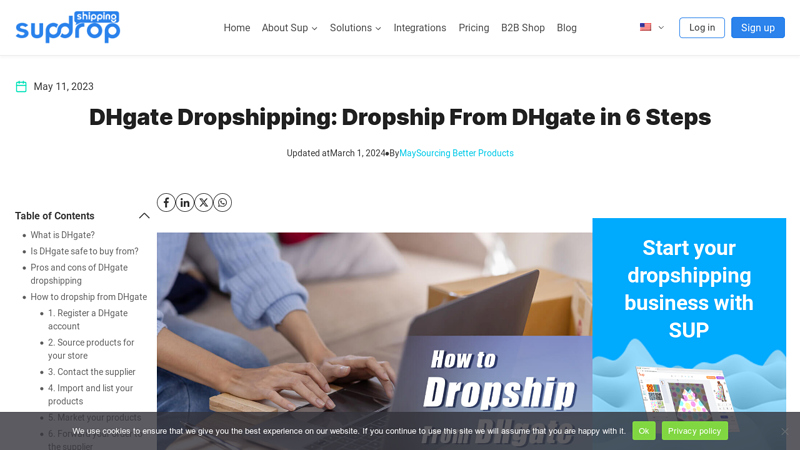 Image of DHgate Dropshipping: Dropship from DHgate in 6 Steps