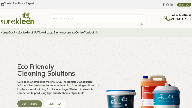 Surekleen Eco Friendly Cleaning Solutions - Surekleen Products