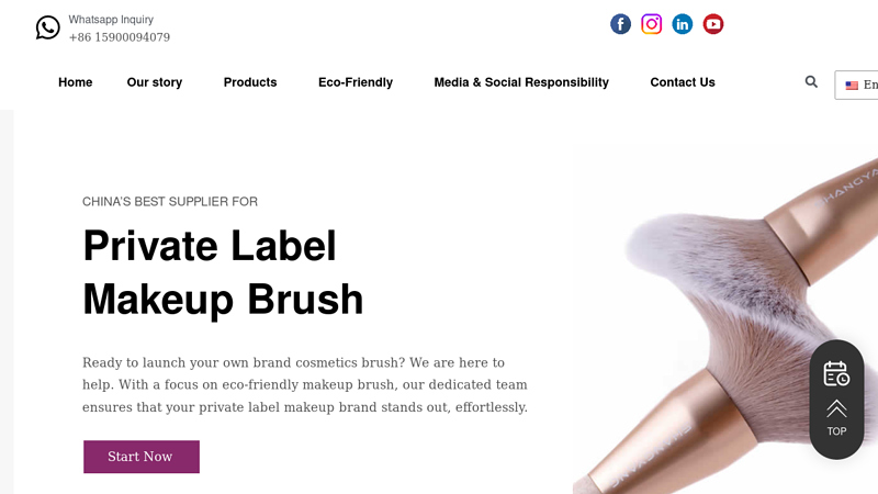 Image of Premium Private Label Makeup Brush Manufacturer
