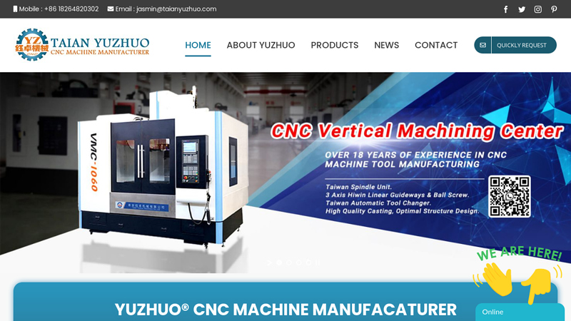 Image of CNC Lathe & Milling Machine Manufacturer In China