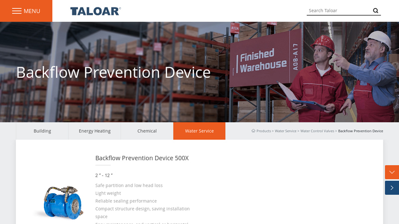 Image of Backflow Prevention Device