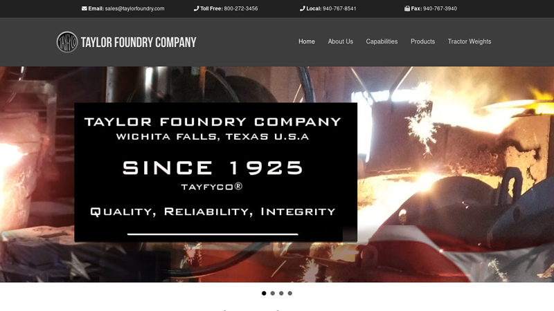 Gray Iron Castings - Metal Castings - Taylor Foundry Company