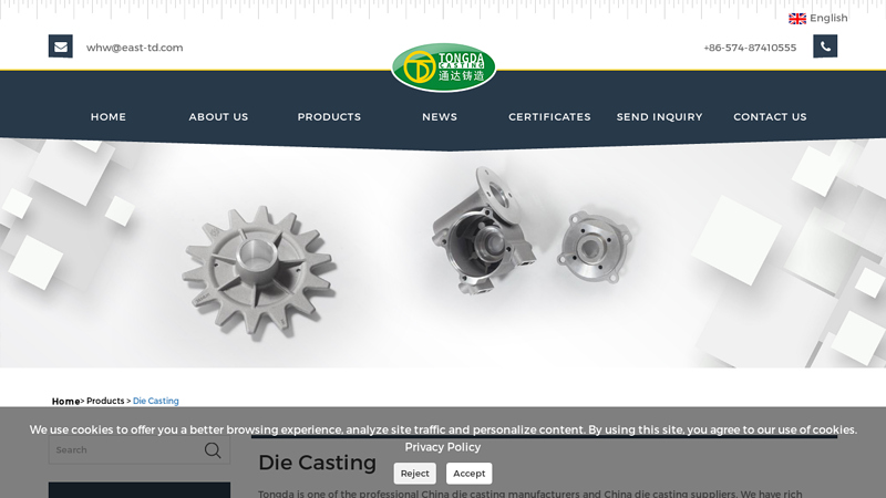 Image of China Die Casting Manufacturers and Suppliers