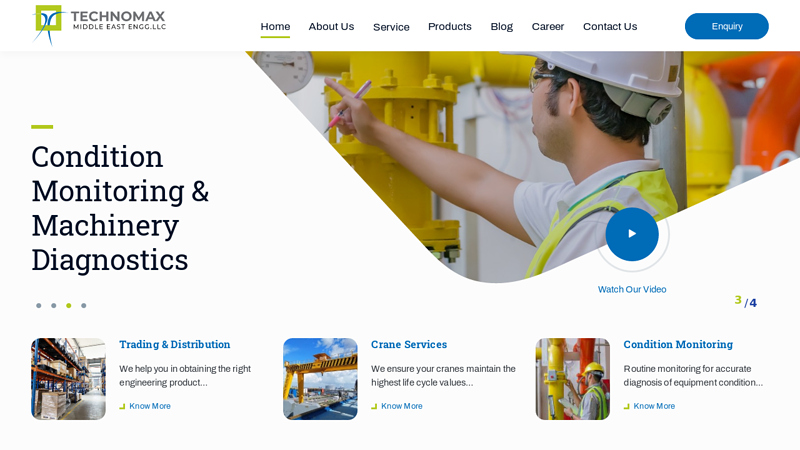 Engineering Company In UAE | Inspection | Maintenance | Technomax