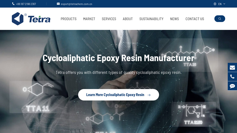 Image of Specialty Resins Factory Manufacturer Supplier | Tetra