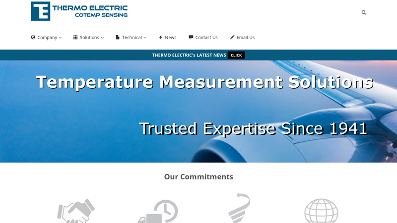 Thermo Electric Company - Temperature Sensors trusted since 1941