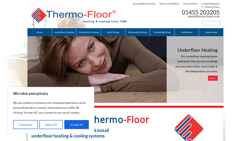 Underfloor Heating | UK Underfloor Heating | Underfloor Cooling | Store & Shop