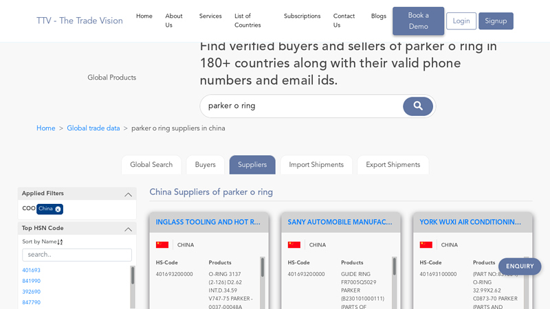 Image of Parker O Ring Suppliers Details of CHINA | CHINA Exporters of Parker O Ring