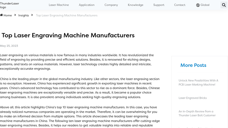 Image of Laser Engraving Machine Manufacturers: Top 10 in China