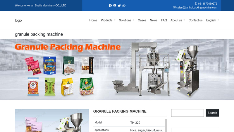 Image of Granule Packing Machine | Automatic Granule Pouch Fill Seal Machine