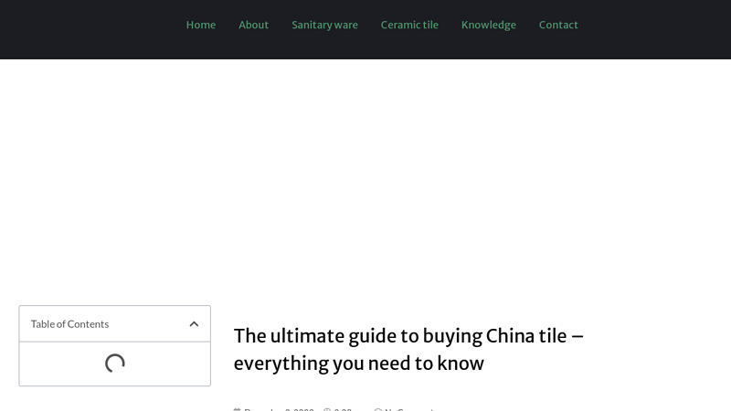 Image of The ultimate guide to buying China tile