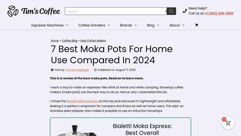 Image of 7 Best Moka Pots For Home Use Compared In 2024