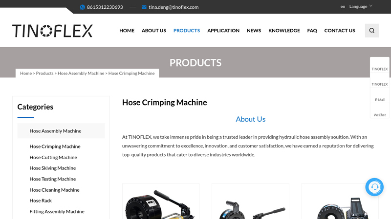 Image of China Hose Crimping Machine Manufacturers Factory
