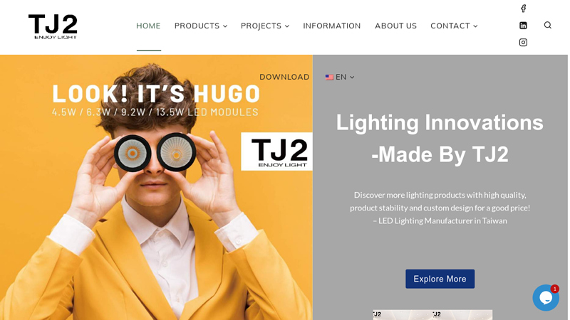 LED Lighting Manufacturer in Taiwan-TJ2 Lighting