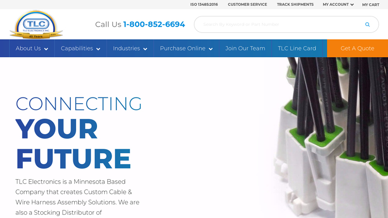TLC Electronics - Custom Cable & Wire Harness Assembly Solutions