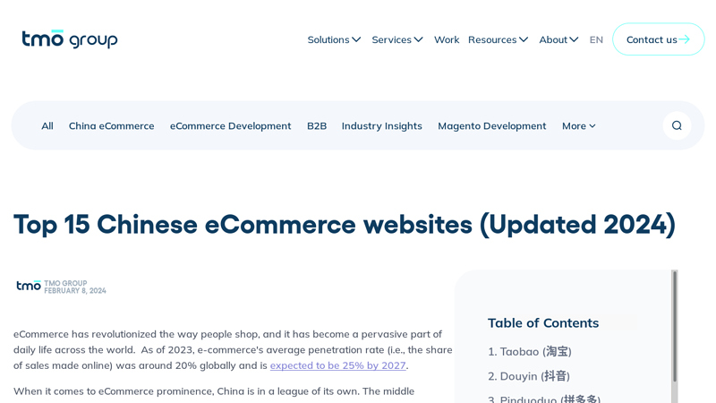 Image of Top 15 Chinese eCommerce websites (Updated 2024)