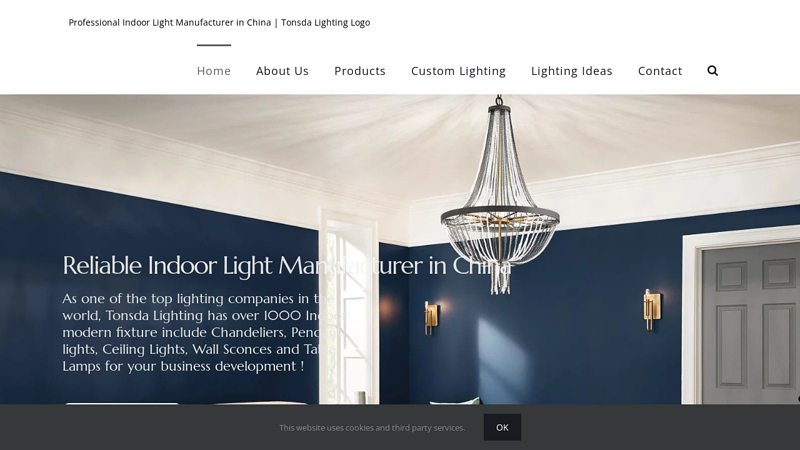 Image of Indoor Light Manufacturer in China | Tonsda Lighting