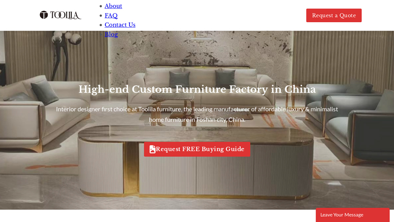 Image of Reliable Wholesale Furniture Supplier in China