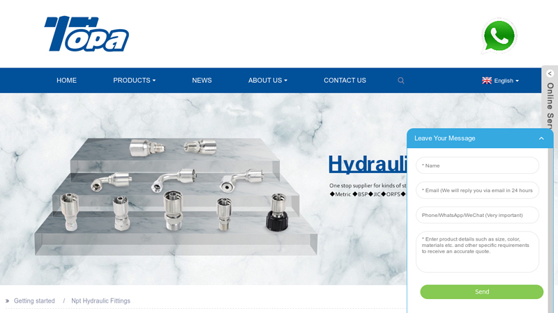 Image of China Hydraulic Parts Manufacturers and Factory, Suppliers | Topa